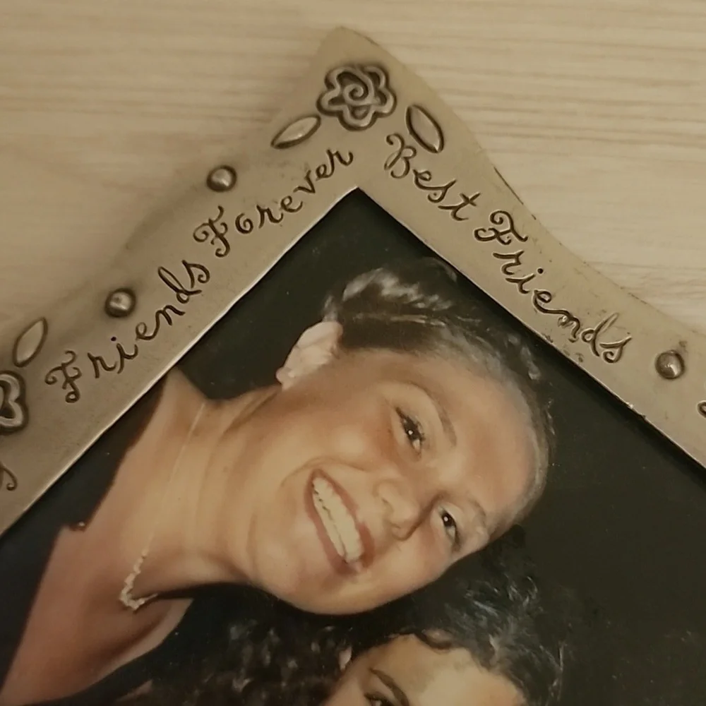 Best friends/friends forever metal photo frame